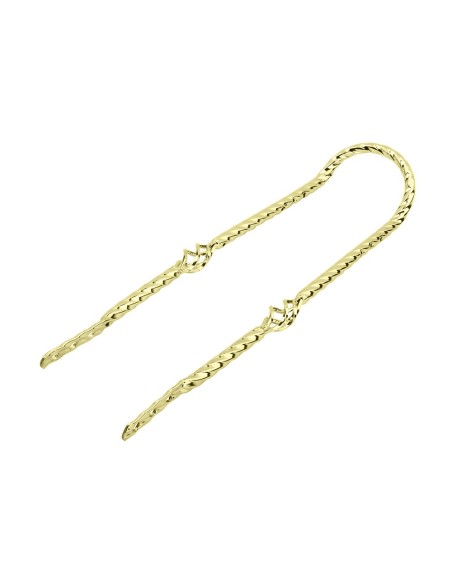 Twisted Square Cage Short Back 24 Sissy Bar Gold.